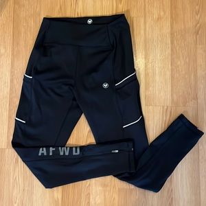 Alpha Forward Women’s Tech Leggings, Black, Size L